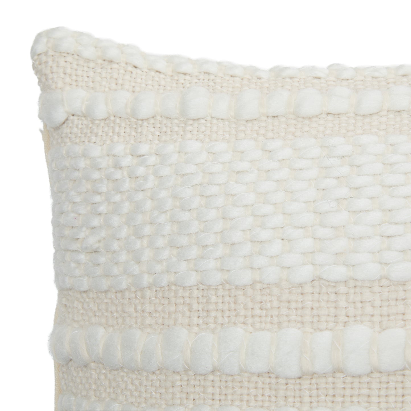 Amalfi Kelly Cushion Ivory and Sage 10x50x50cm