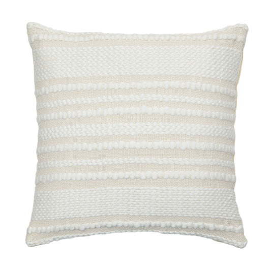 Amalfi Kelly Cushion Ivory and Sage 10x50x50cm