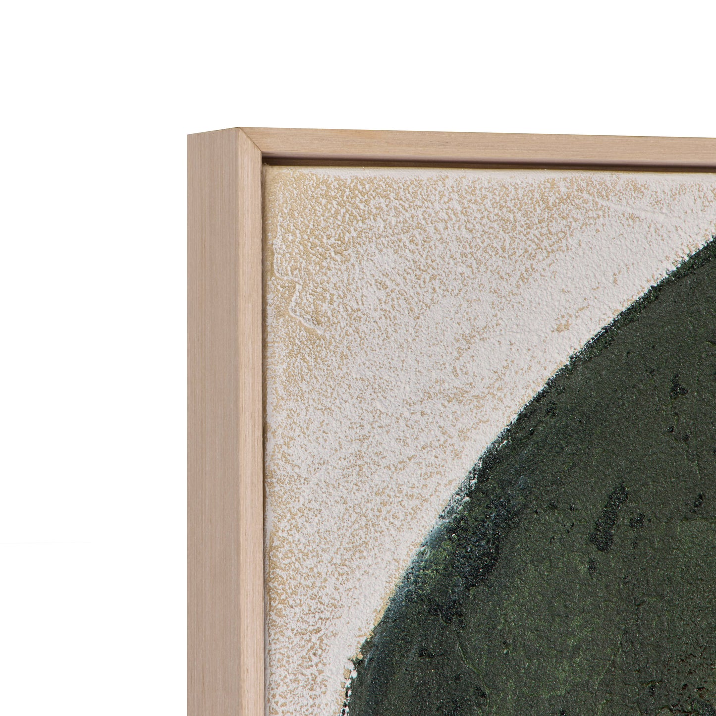 Verant Stones Wall Art Green & White