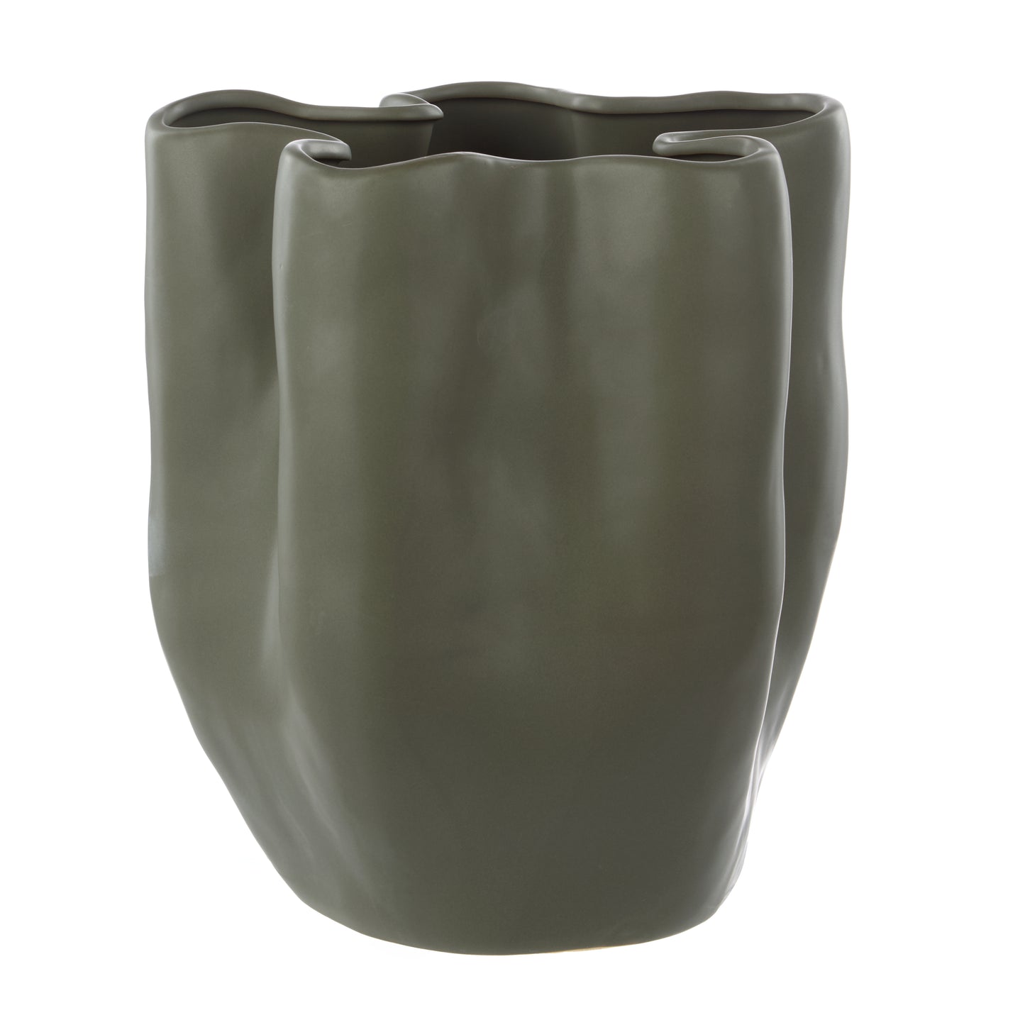 Fluid Vase Green