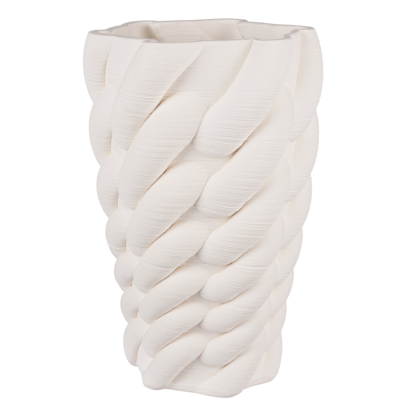 Reilly Printed Vessel white