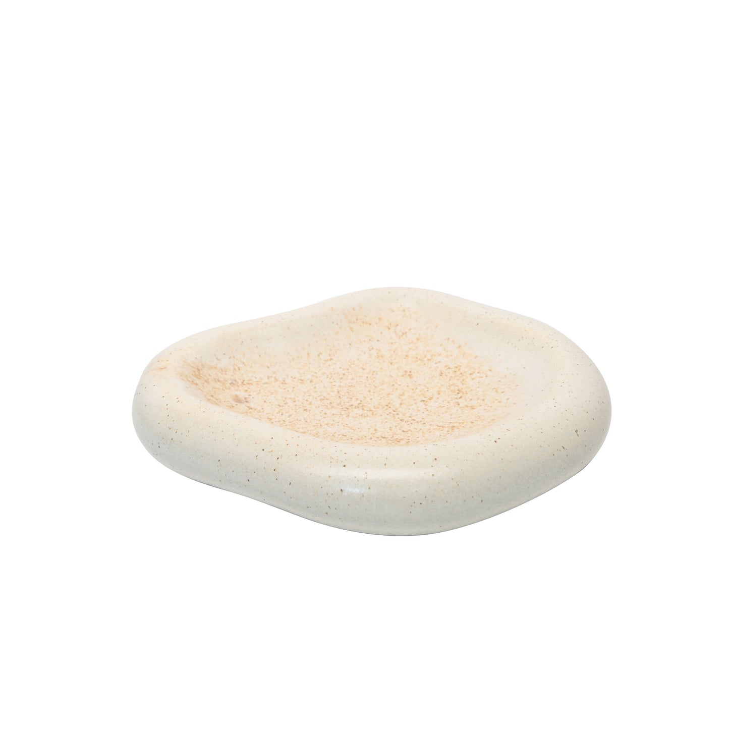 Amalfi Soren Dab Dish White & Brown