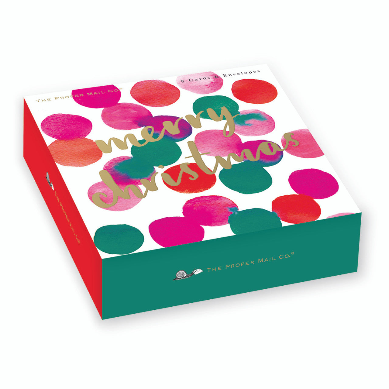 Box 8 Gold Foil - Christmas Polka (122x135)