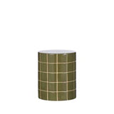 Hugo Side Table Green & Off White