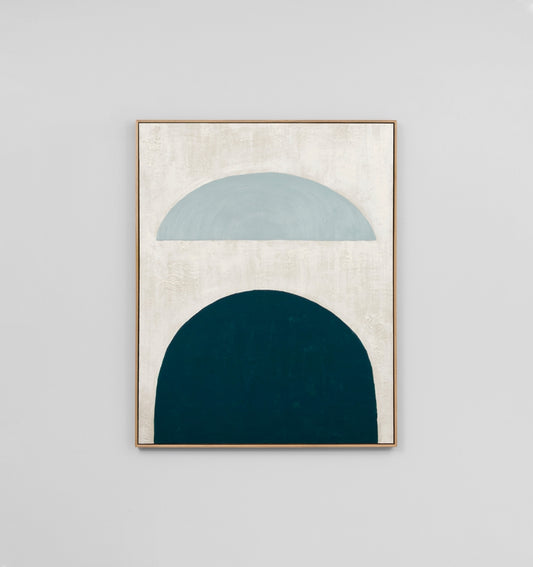 Sculpture Blue 1 Framed Painting