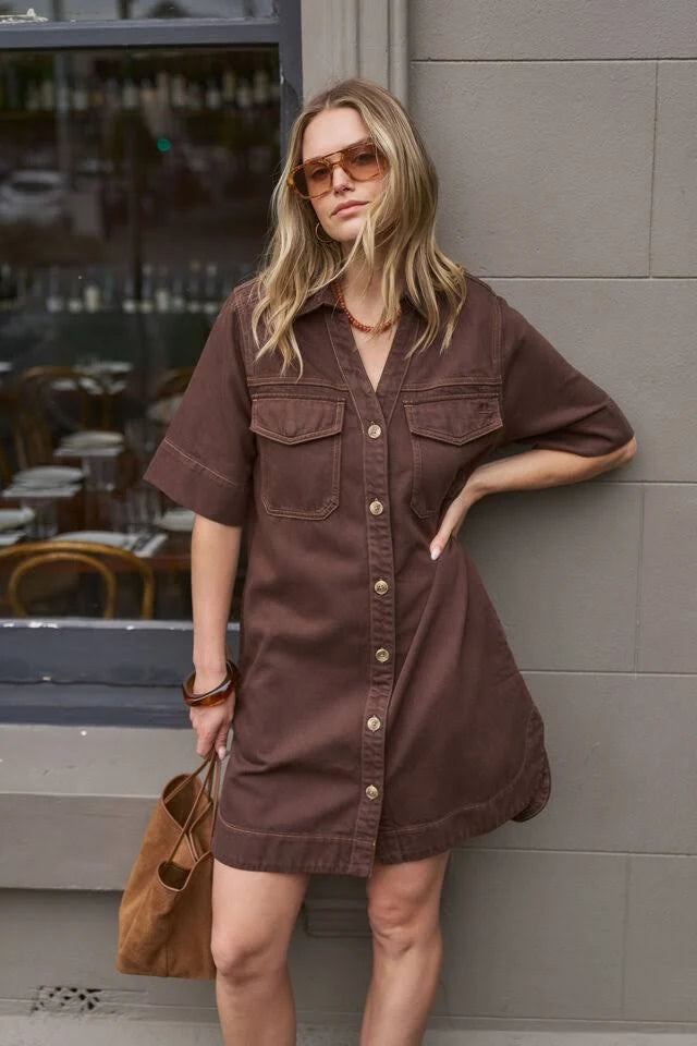 Bonnie Relaxed Shirt Dress