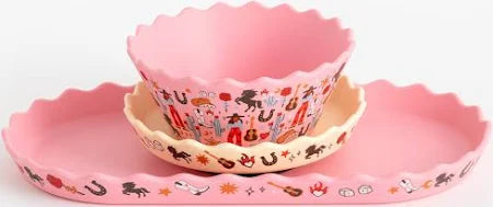 Silicone Bowl and Plate set