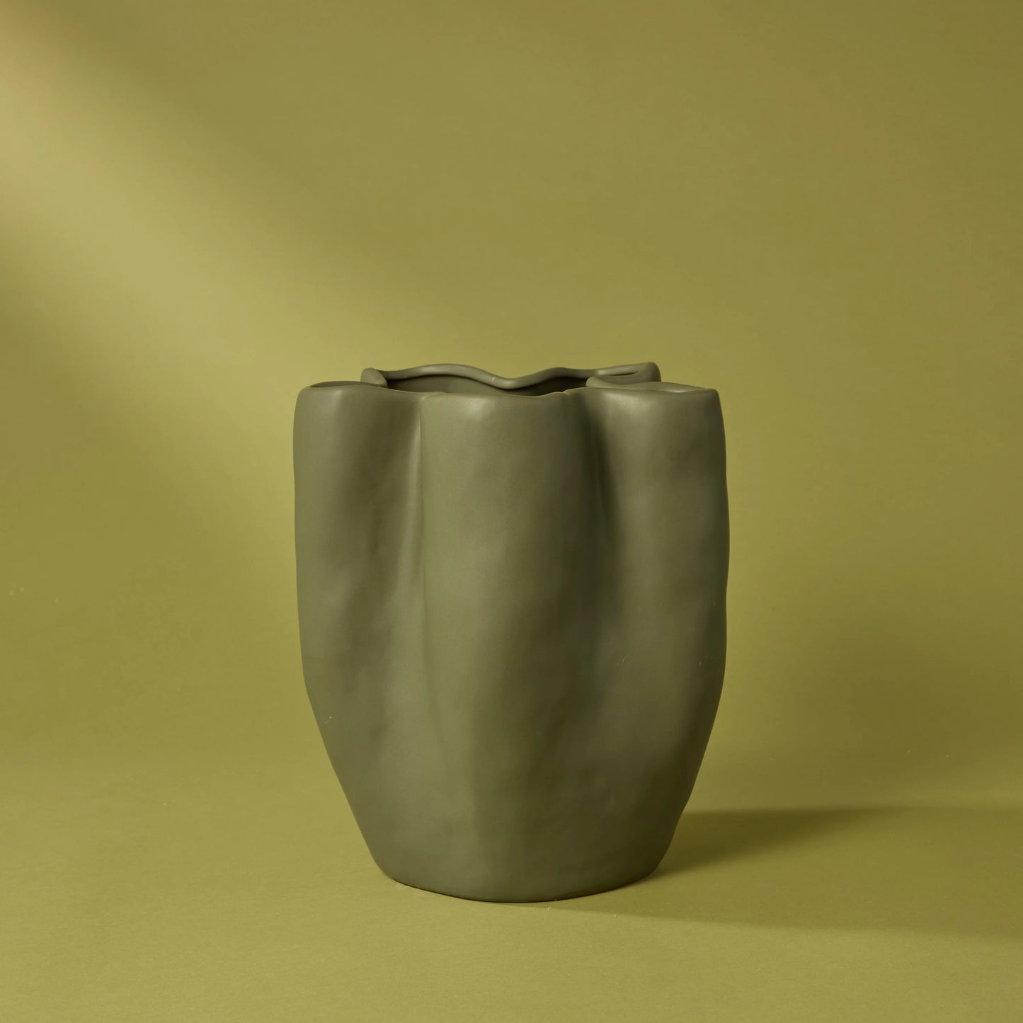 Fluid Vase Green