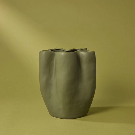 Fluid Vase Green