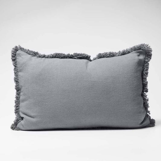 Luca® Boho Linen Cushion Slate 40x60cm