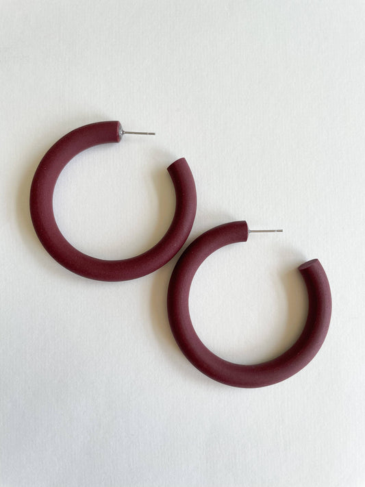 Ellory Hoops in Berry: Large