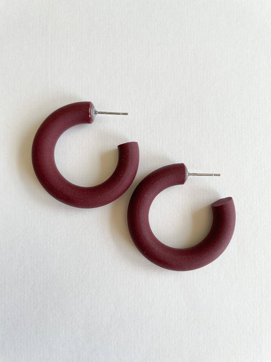 Ellory Hoops in Berry: Small